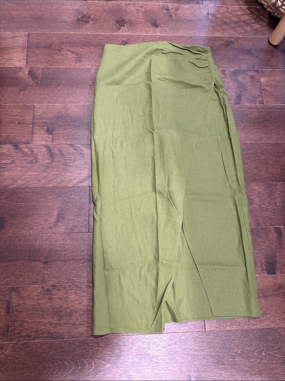Zara Olive Green Maxi Skirt